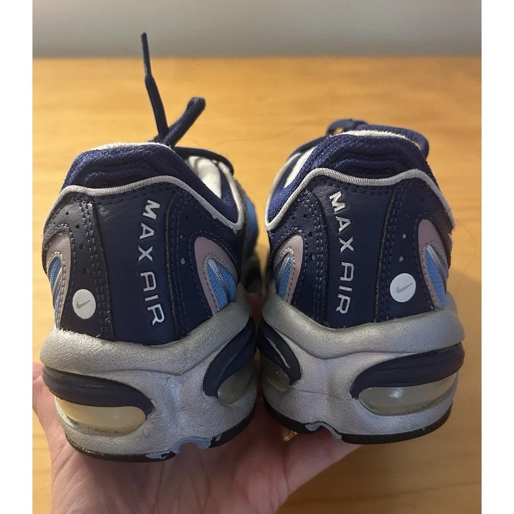 Nike Air Max Tailwind IV AQ2567-401 Men's Blue Navy‎ Silver Running Shoes 8.5
